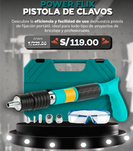 😎SÚPER PISTOLA DE CLAVOS🔥